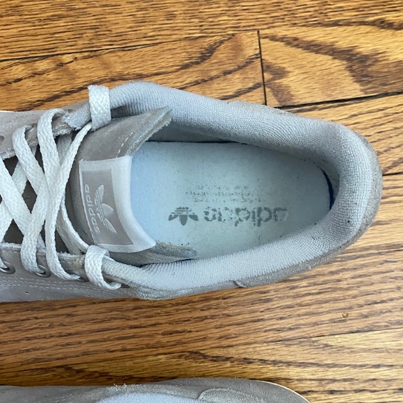 Adidas Stan Smith Light Gray Casual Sneakers - Picture 6 of 11